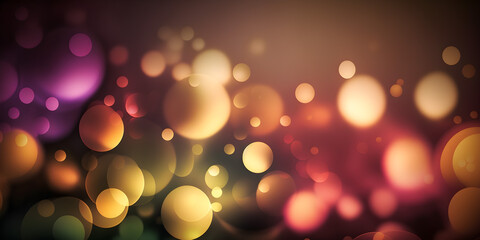 Wall Mural - abstract background with bokeh