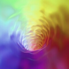 Wall Mural - futuristic infinity colourful tunnel looping square animation background.