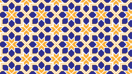 Wall Mural - islamic textile pattern, moroccan pattern, ramadan pattern geometri seamless pattern