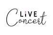 © Iulia - Live concert music banner. Vector poster.