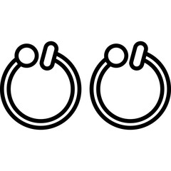 Poster - Hoop Earrings Icon