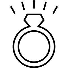 Sticker - Diamond Ring Icon