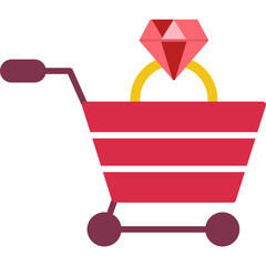 Wall Mural - Shopping Cart Icon