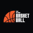 Basketball typography for t shirt design