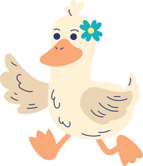 Poster - cute duck spring