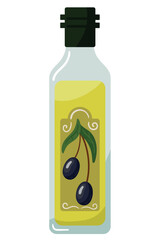 Wall Mural - virgin olive oil bottle