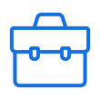 Work briefcase line icon for apps and websites