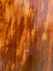 Wall Mural - the wall is painted with orange paint texture as a background orange