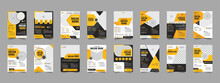 Construction Mega Business Flyer Bundle, Contractor Flyer Design, Handyman Home Repair A4 Poster, Renovation Banner Template, Hvac Flyer Layout Template, Excavator Report Template Design Bundle