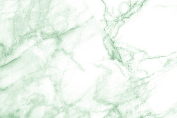 Fototapete - Green white marble wall surface gray pattern graphic abstract light elegant for do floor plan ceramic counter texture tile silver background.