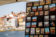 Magnets of the city of Porto for sale, Portugal, Europe.