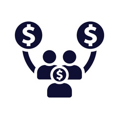 Poster - crowd funding icon vector