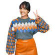 © Krakenimages.com - Young hispanic woman wearing casual clothes smiling with happy face winking at the camera doing victory sign. number two.