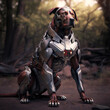 © Andrii Yablonskyi - cyborg robot dog