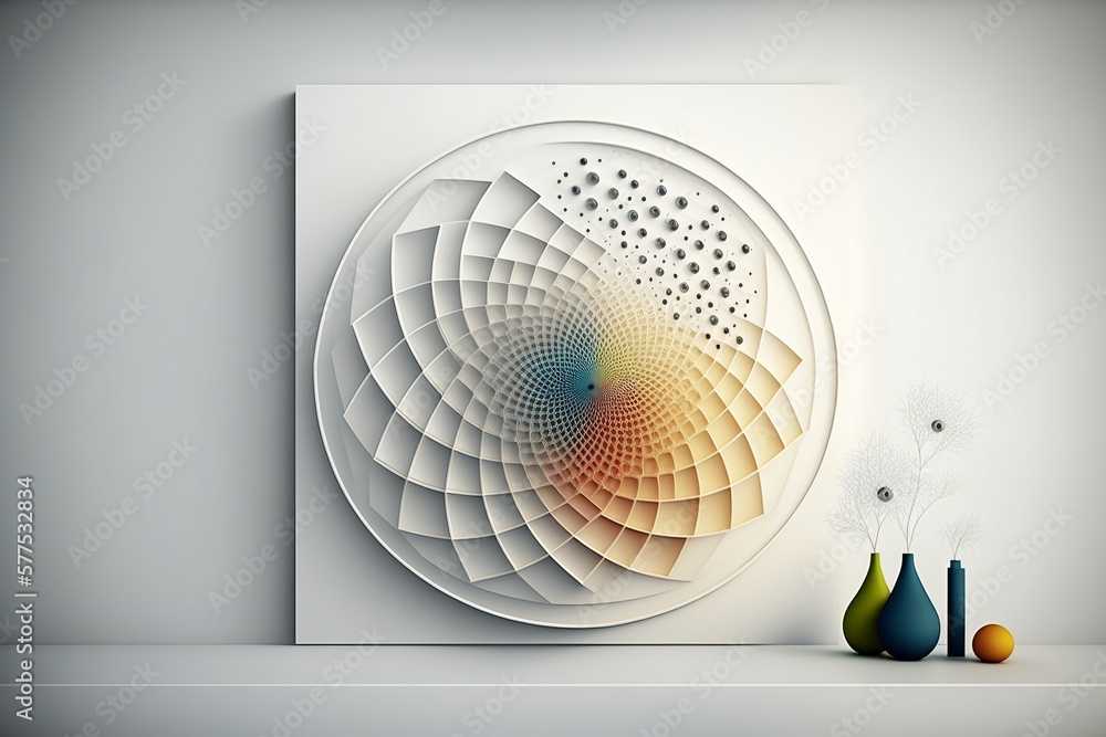 Ilustrace Generated by AI, the Fibonacci Sequence showcases the power ...