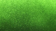 Green Drink Fizzing And Bubbling. For St Patrick's Day Drink Or Scary Halloween Background.