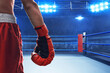 © fotokitas - Boxer on the ring, sport theme