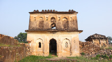 The Ruin View Of Aman Singh Mahal, Kalinjar Fort, Uttar Pradesh, India.