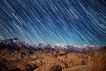 Seven Hours Of Stars Over Mt. Whitney And The Alabama Hills