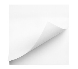 Wall Mural - Square white sticky note paper pack, cut out