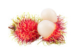 rambutan sweet delicious fruit  isolated on transparent png