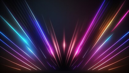 abstract neon lights background. abstract background with laser rays, and glowing lines. purple and 