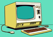 Computer retro, Illustration