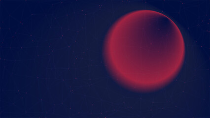 Wall Mural - futuristic background with triangle shape pattern.
