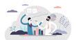 Pointing fingers gesture, tiny persons illustration, transparent background. Business people aggressive arguing and blaming each other. Criticizing for mistakes and emotional conflict concept.