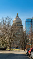 Wall Mural - Back site of the Idaho State Capital building in winter