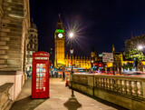 Fototapeta Na drzwi - Big Ben in London at night