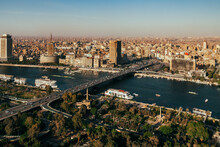 Panorama Of Cairo And The Nile 