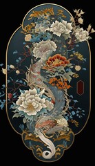 Wall Mural - 4K resolution or higher, traditional Japanese painting. Generative AI Technology