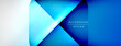 © antishock - Shadow lines vector techno banner and light effects. Techno Illustration For Wallpaper, Banner, Background, Card, Book Illustration, landing page