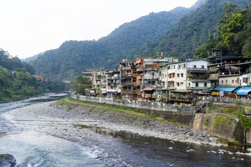 Canvas Print - Beautiful landscape in Wulai of Taiwan