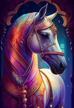 Portrait Of Arabian Horse