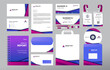 © Revoltan - Modern Purple Business Stationary Kit