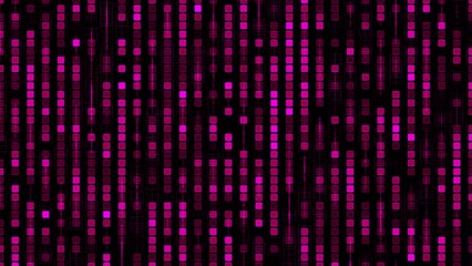 Wall Mural - Shiny pink dots flashing and scrolling right at 60fps