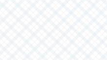 Blue Diagonal Checkered Seamless Pattern In White Background