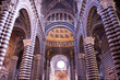 Interior of Siena Cathedral (Italian: Duomo di Siena) is a medieval church in Siena, Italy, dedicated to the Assumption of Mary