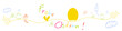 Frohe Ostern Band Banner Bunt Ostern Oster Eier
