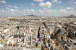 Rooftop view of Paris in summer, France