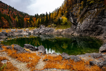 Wall Mural - Seven Triglav lakes valley in Julian alps, Slovenia	