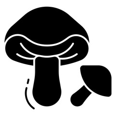 Sticker - porcini mushroom icon