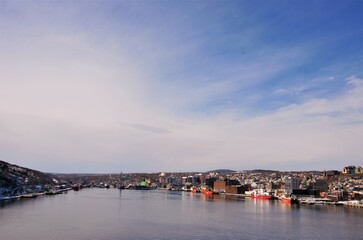 Wall Mural - bay near canadian city