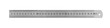 Metal ruler 30 cm isolated on a transparent background, PNG. High resolution.