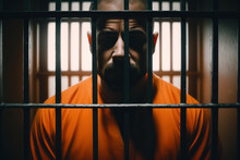 Prisoner Behind Bars In Jail, Generative Ai