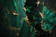 Dark green and gold marble background. Invitation, card backdrop, banner. Ai generated