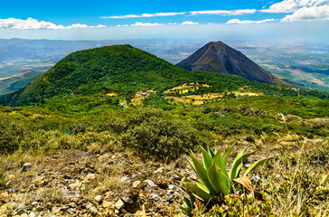 Sticker - Izalco Volcano from Cerro Verde National Park in El Salvador, Central America