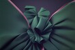 © Evarelle - Green and pink fabric background. Silk or satin folded textile. Generative AI
